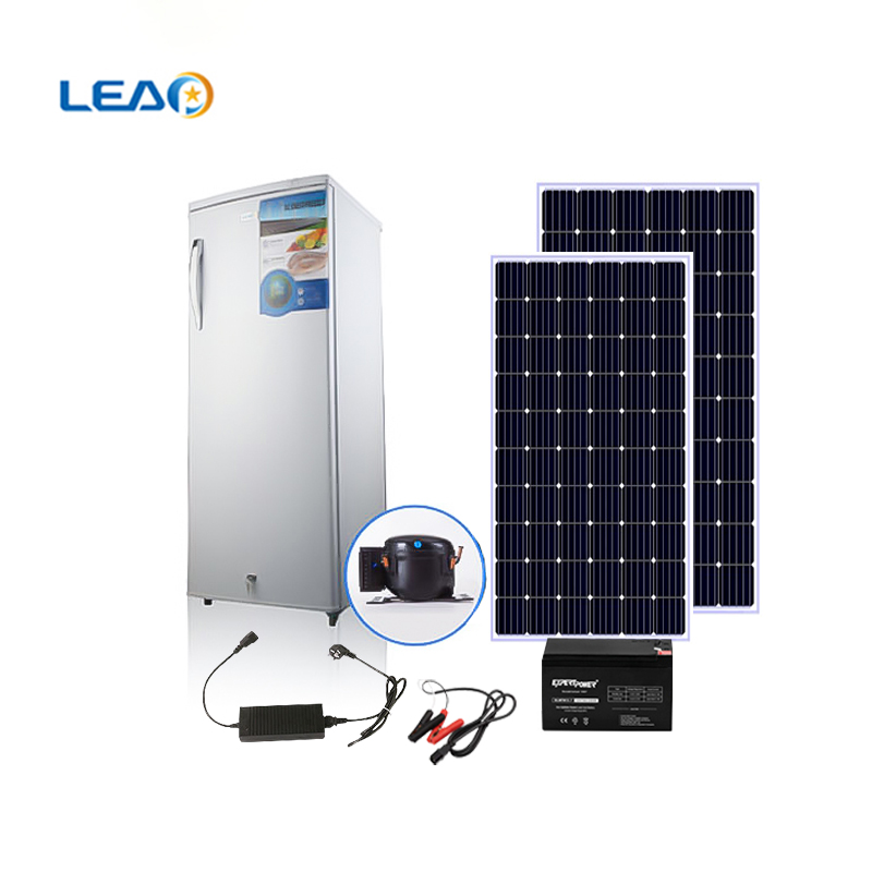 Congelator vertical cu energie solară DC12/24V