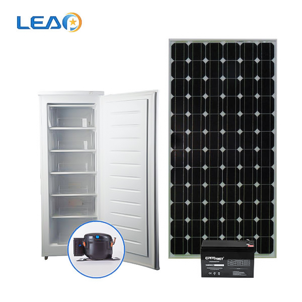 Congelator vertical cu energie solară DC12/24V